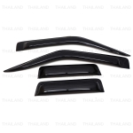 กันสาดฝย คิ้วกันสาด 4 ชิ้น สีดำ สำหรับ Isuzu TF TFR Pick Up (Cab Model Only) ปี 1989-1997